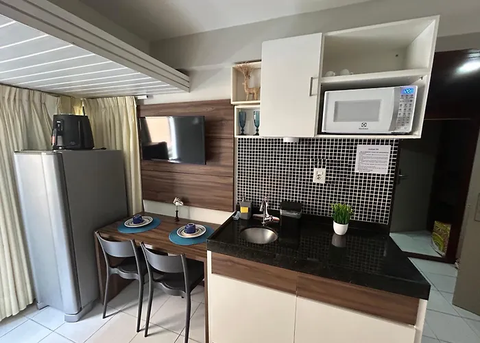Flat 112 Equipado Na Beira Mar De Tambau