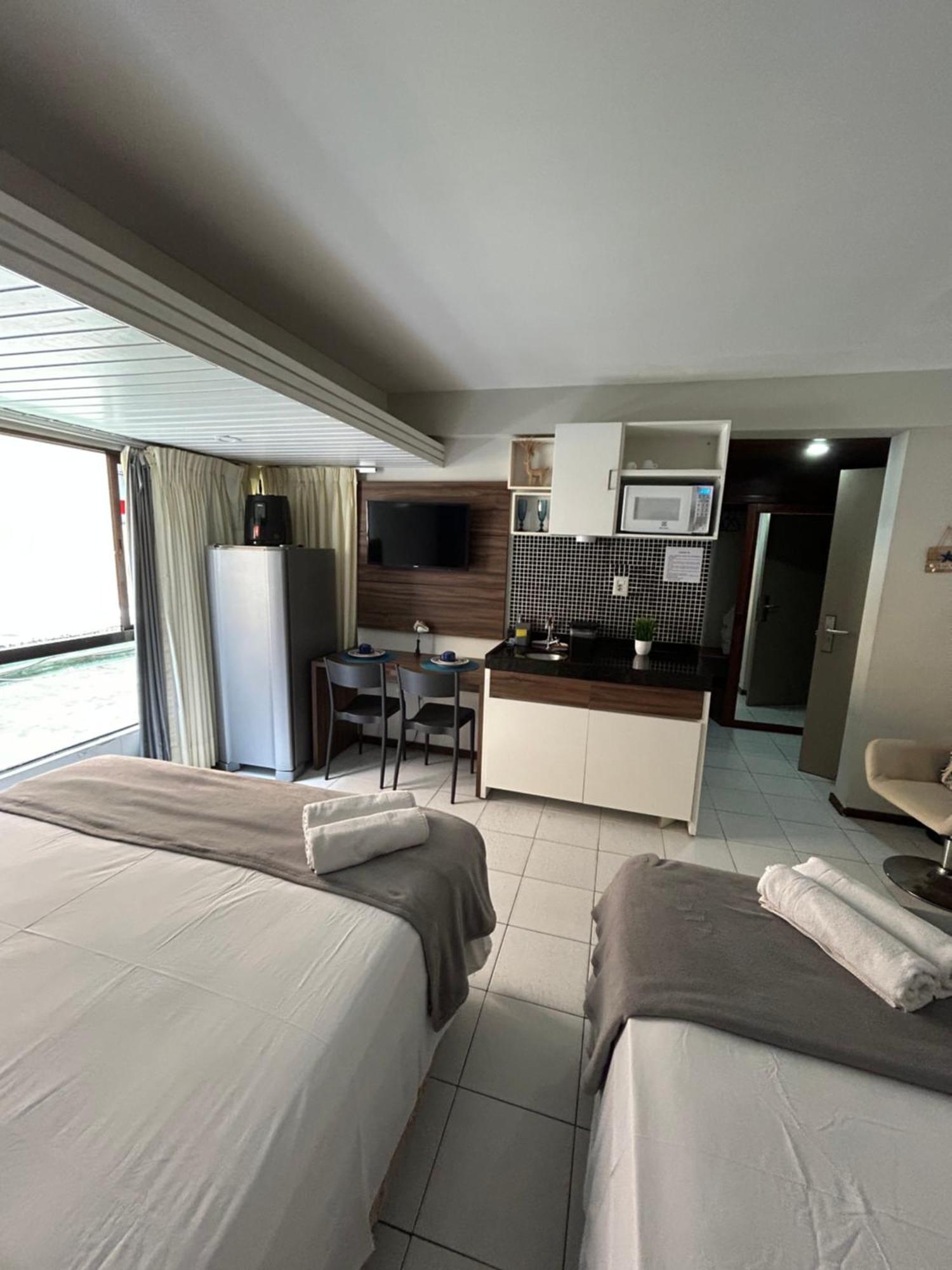 Flat 112 Equipado Na Beira Mar De Tambau Apartment *